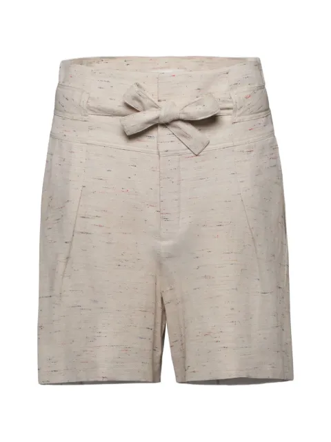 Chloé bow-detail pleated shorts