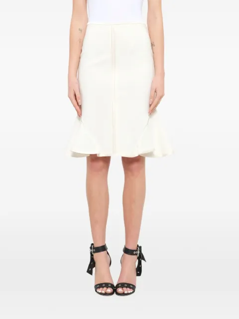 Givenchy ruffled panelled midi skirt
