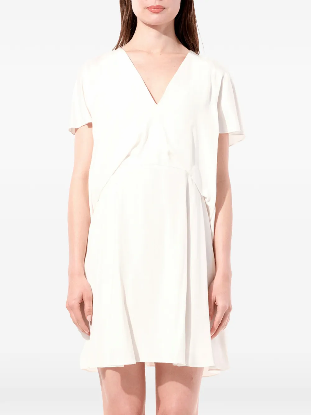 Balenciaga short-sleeve dress - Weiß