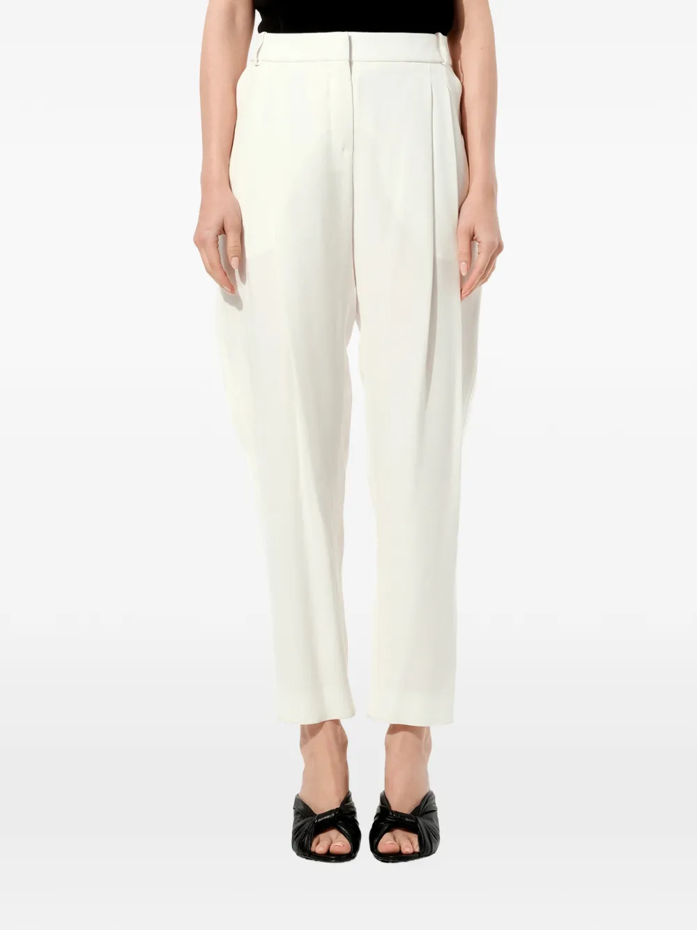 Balenciaga pleated-detail trousers - Bianco