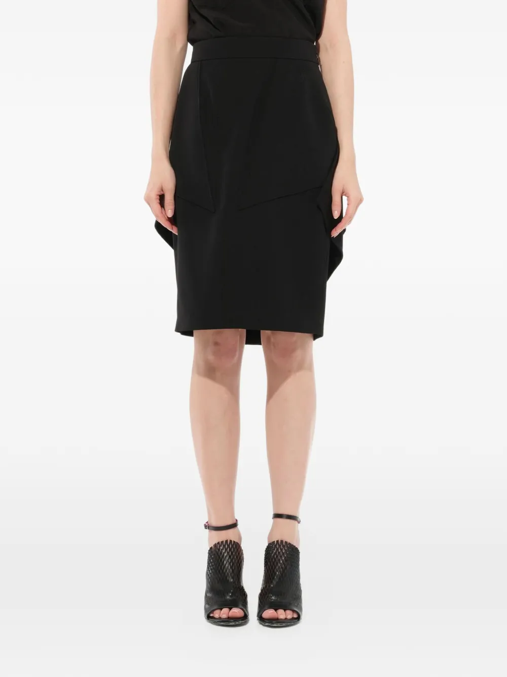 Givenchy Podium draped skirt - Nero