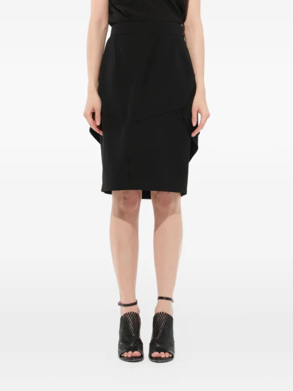 Givenchy Podium Draped Skirt in Black