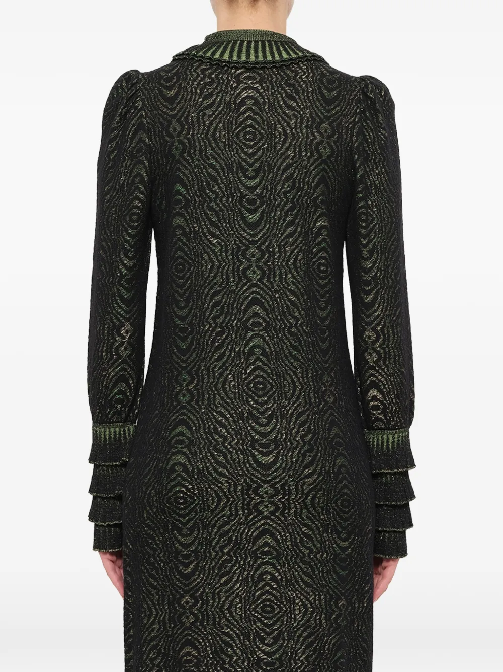 Lanvin Mini-jurk met ruches Zwart