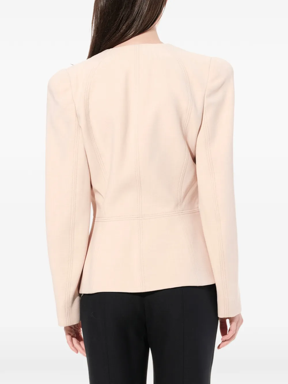 Alexander McQueen Jack met peplum afwerking en stiksel Beige