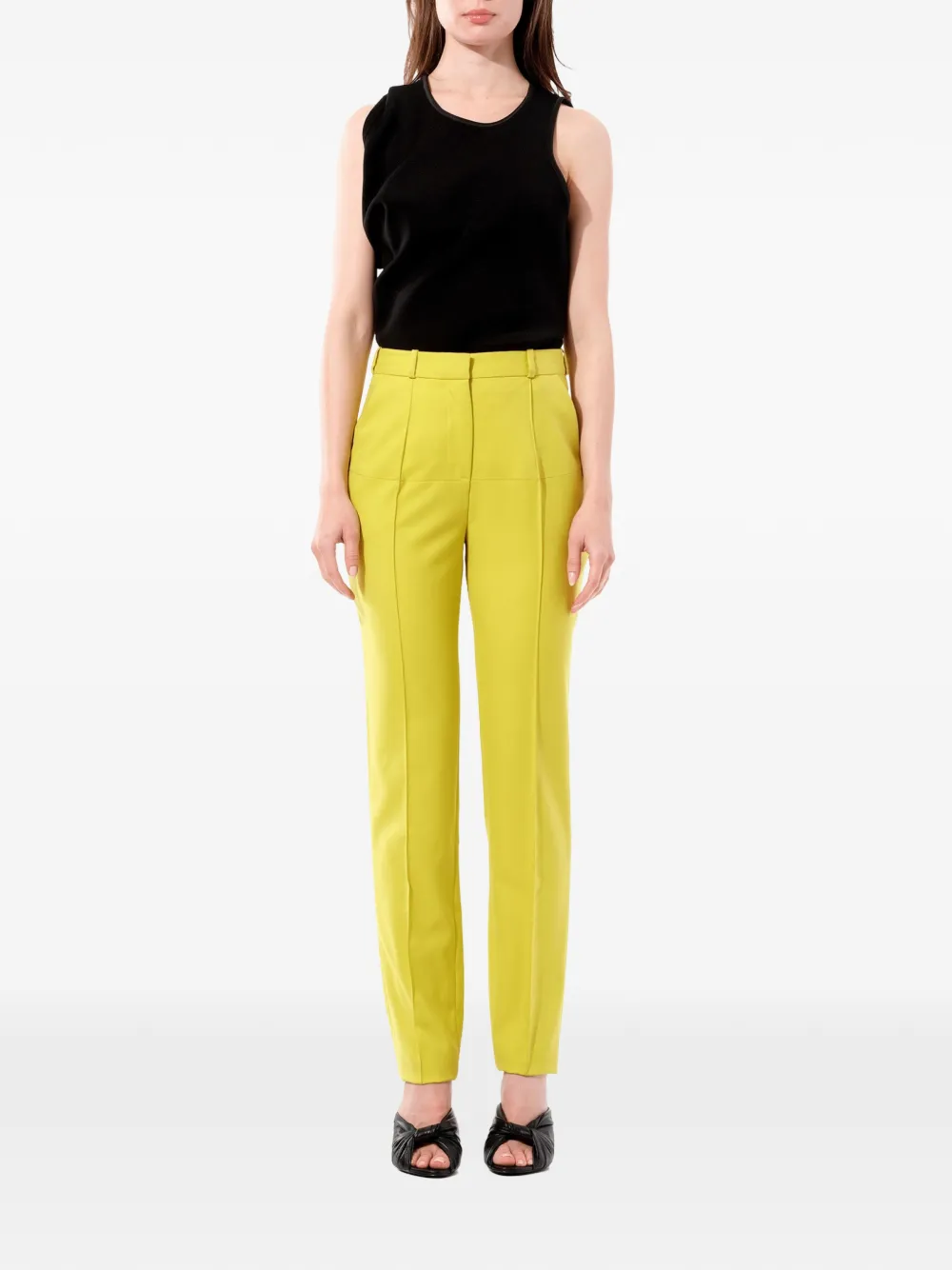 Balenciaga Pantalon met afwerking Geel