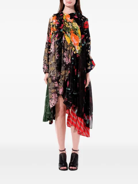 Balenciaga floral-print ruffled dress