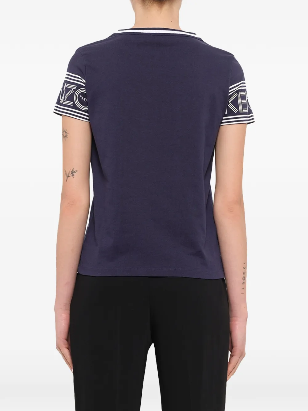 Kenzo T-shirt met logoprint Blauw