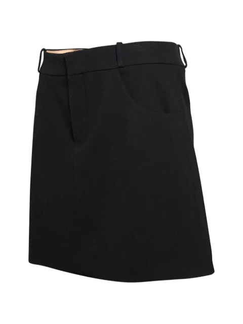 Chloé zip-fastening mini skirt
