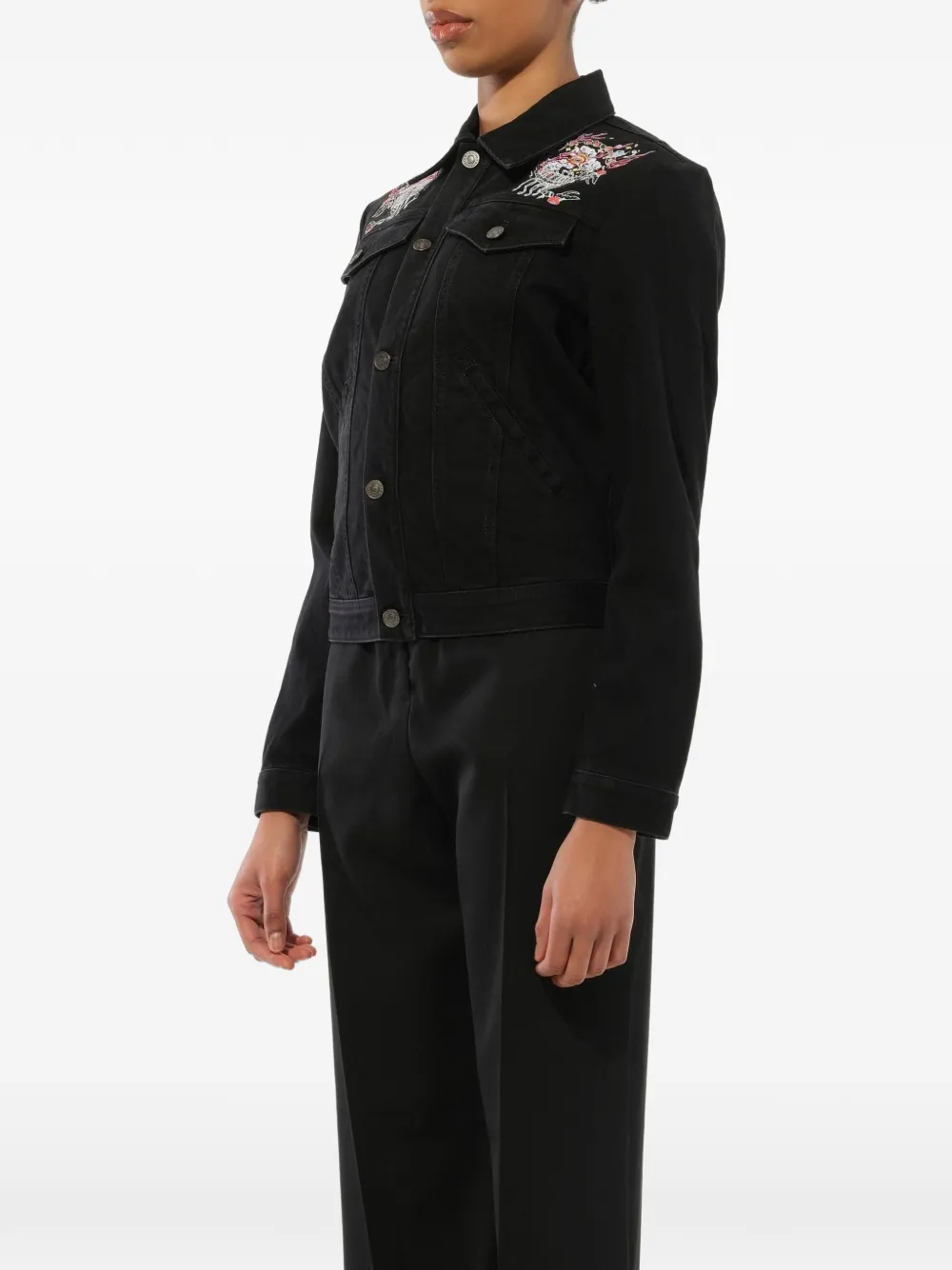 Givenchy Denim jack Zwart