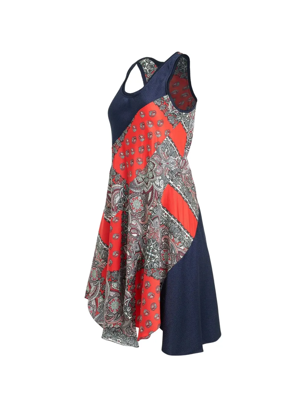 Chloé Mini-jurk met paisley-print Rood