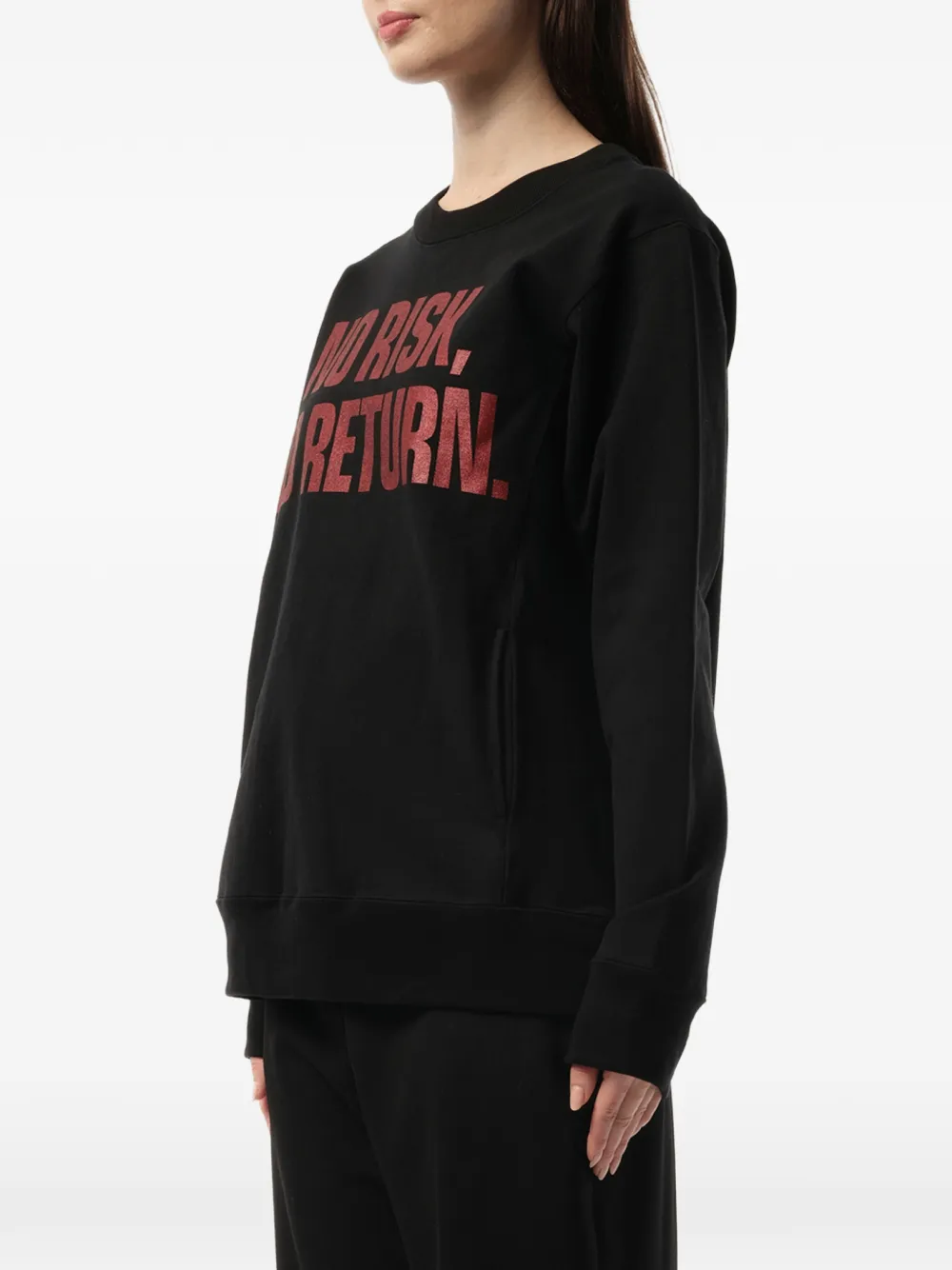 Mastermind Japan Sweater met ronde hals Zwart