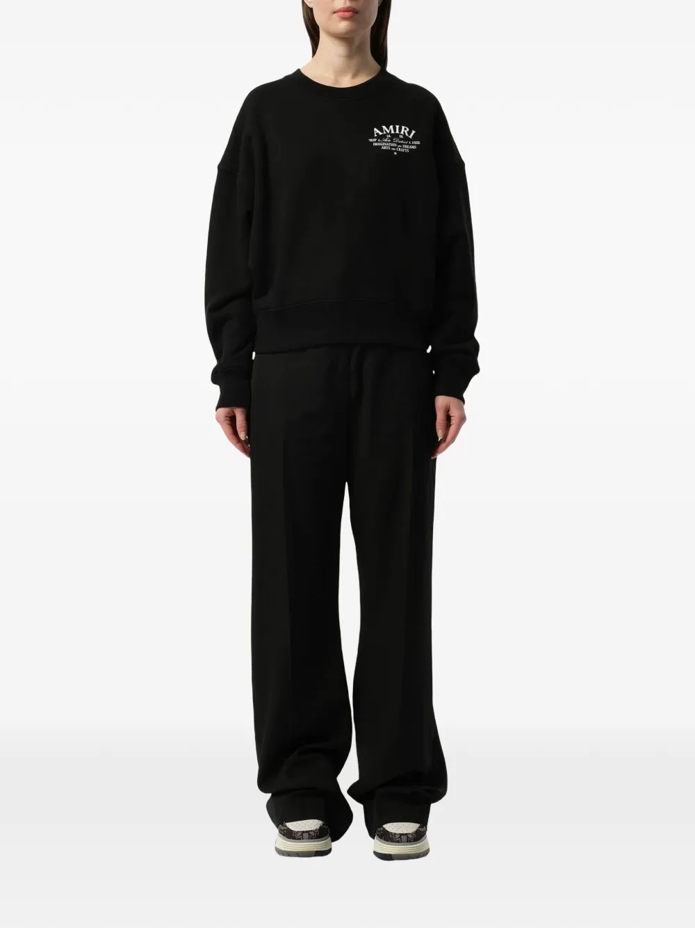 AMIRI Sweater met logoprint Zwart