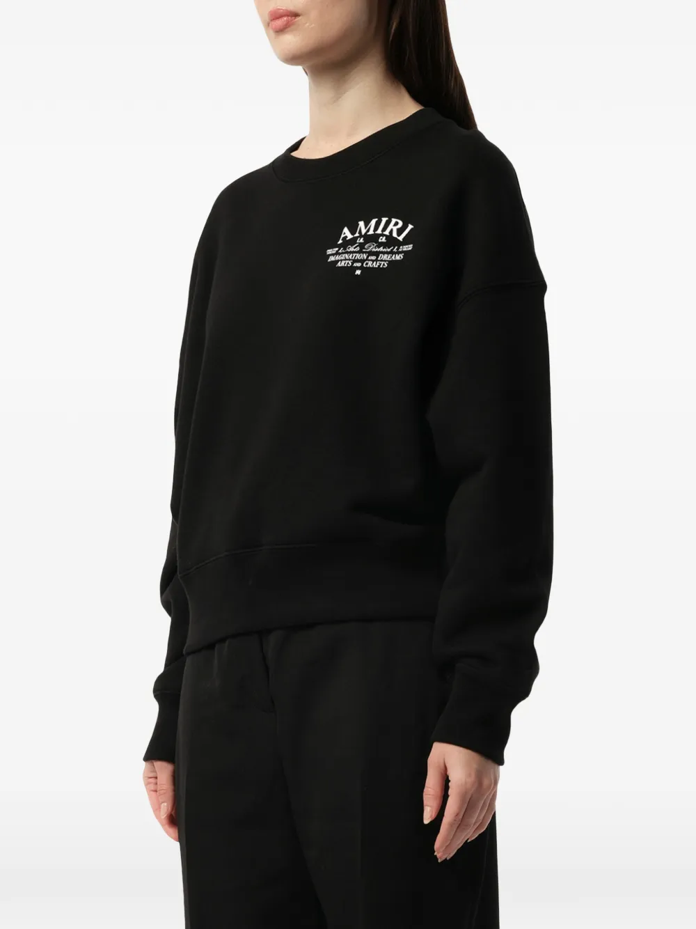AMIRI Sweater met logoprint Zwart