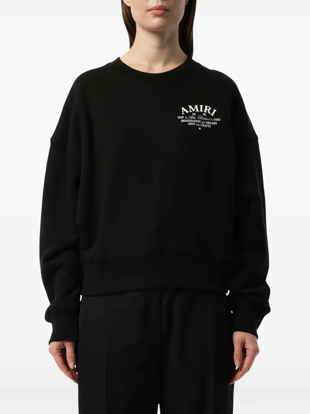 AMIRI Sweater met logoprint Zwart