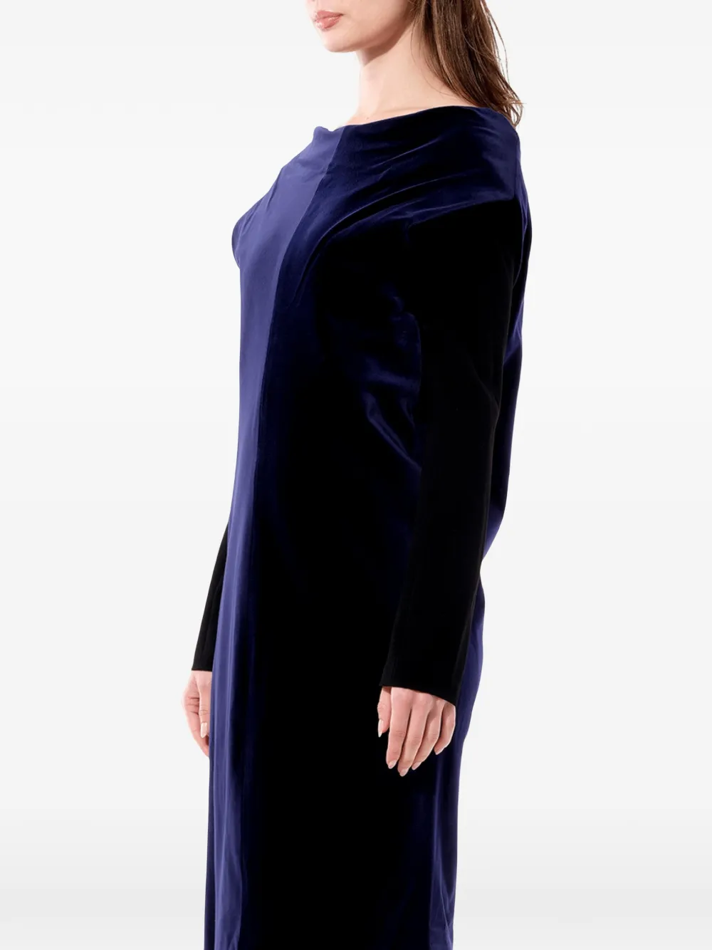 Balenciaga Mini-jurk met fluwelen-effect Zwart