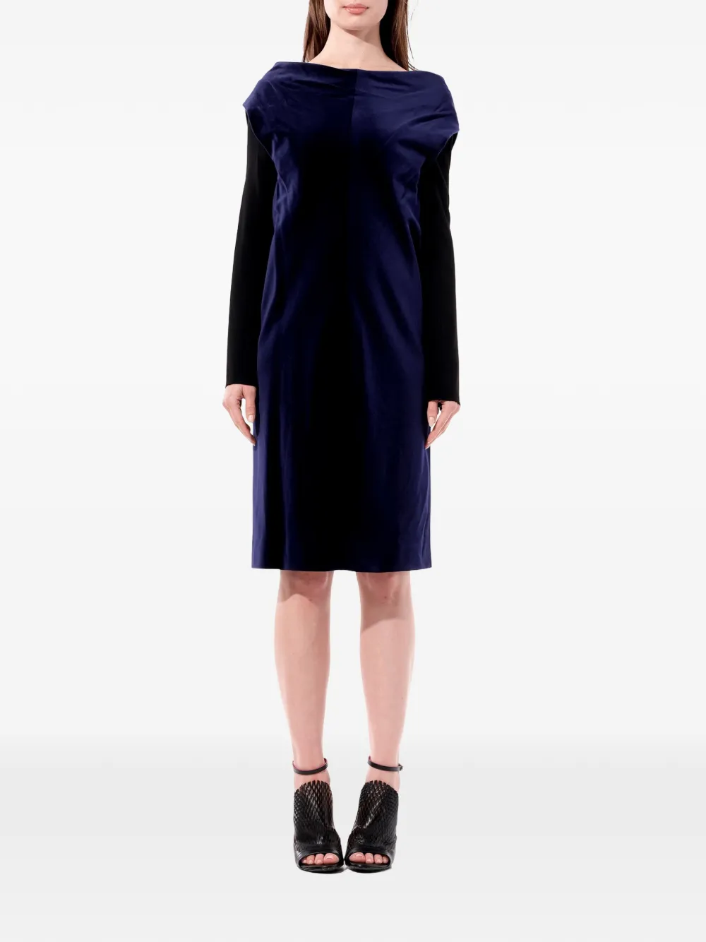 Balenciaga Mini-jurk met fluwelen-effect Zwart