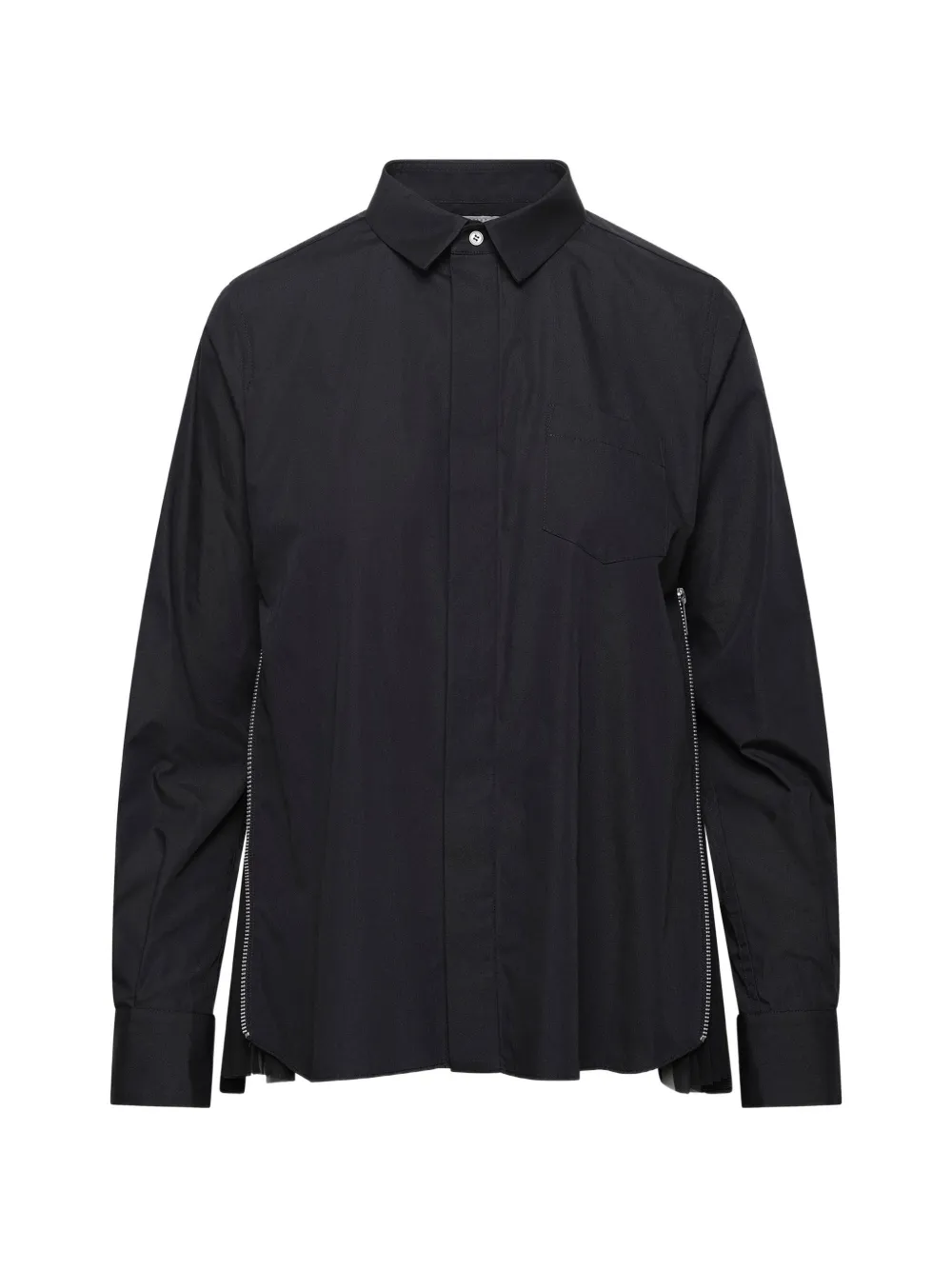 sacai long sleeve shirt - Nero