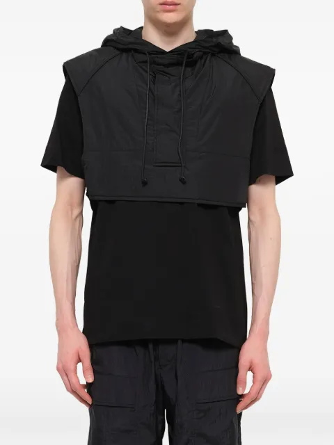 Juun.J hooded cotton T-shirt