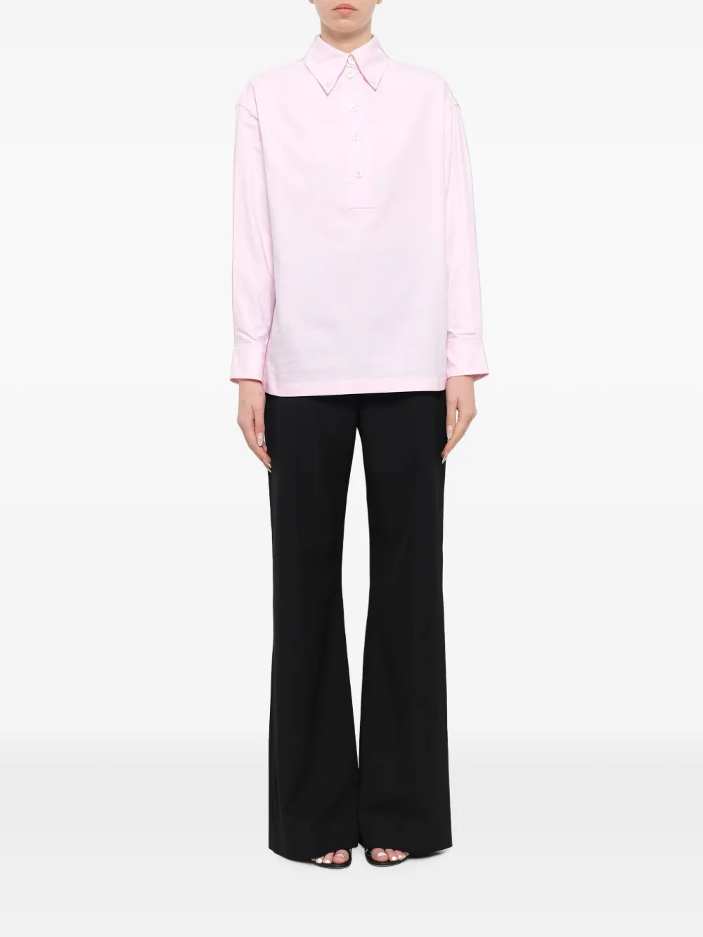 Marc Jacobs Shirt met knoopplakkaat Roze