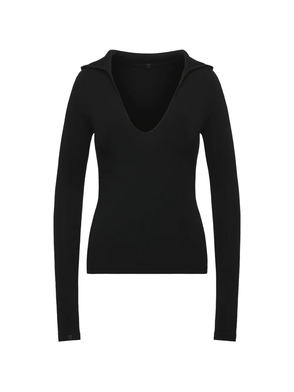 Fax Copy Express hooded long-sleeve T-shirt - Nero