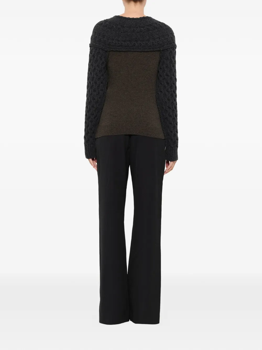  Lanvin Pull En Maille épaisse - Gris 