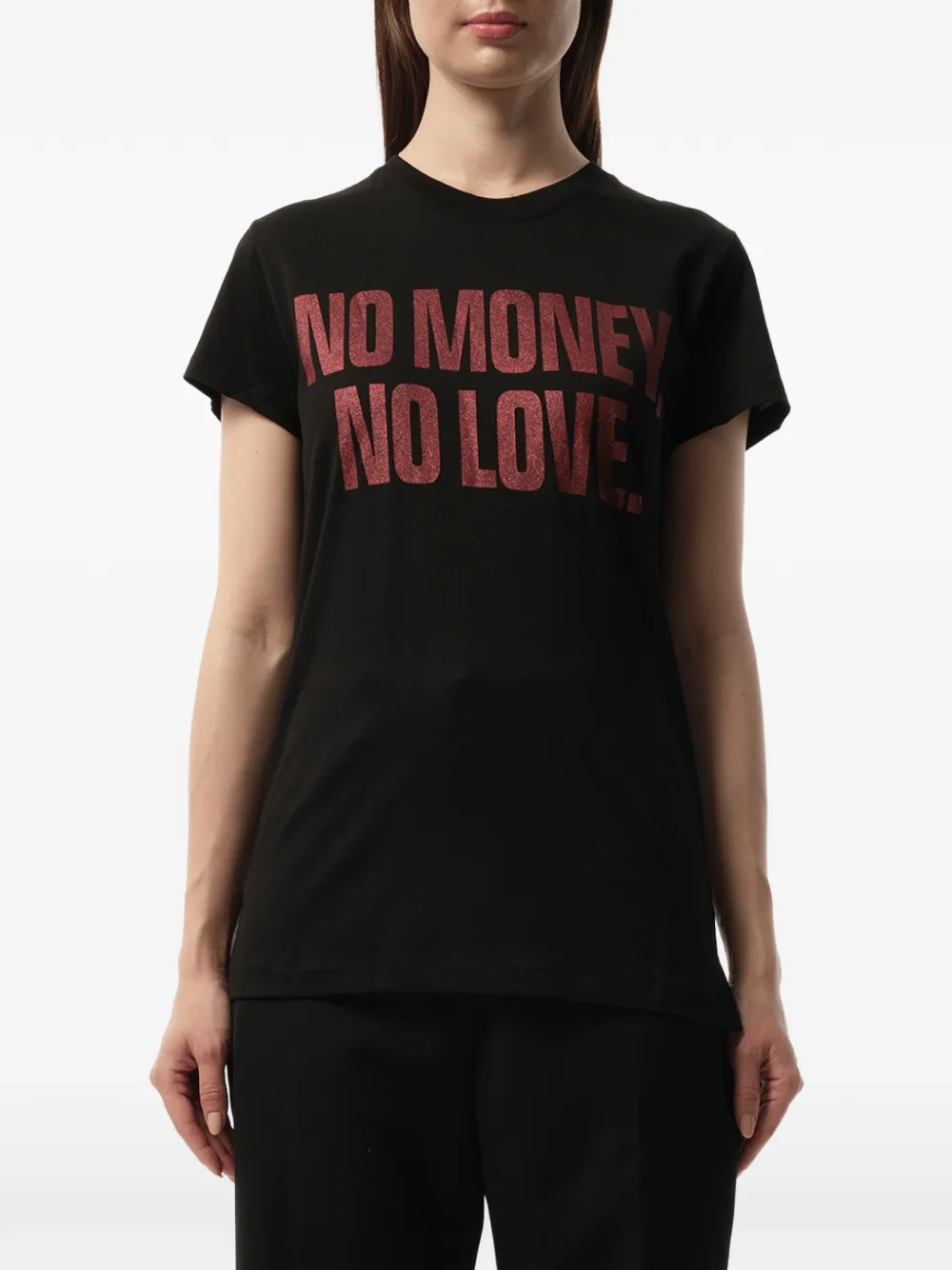Mastermind Japan slogan-print crew-neck t-shirt - Schwarz