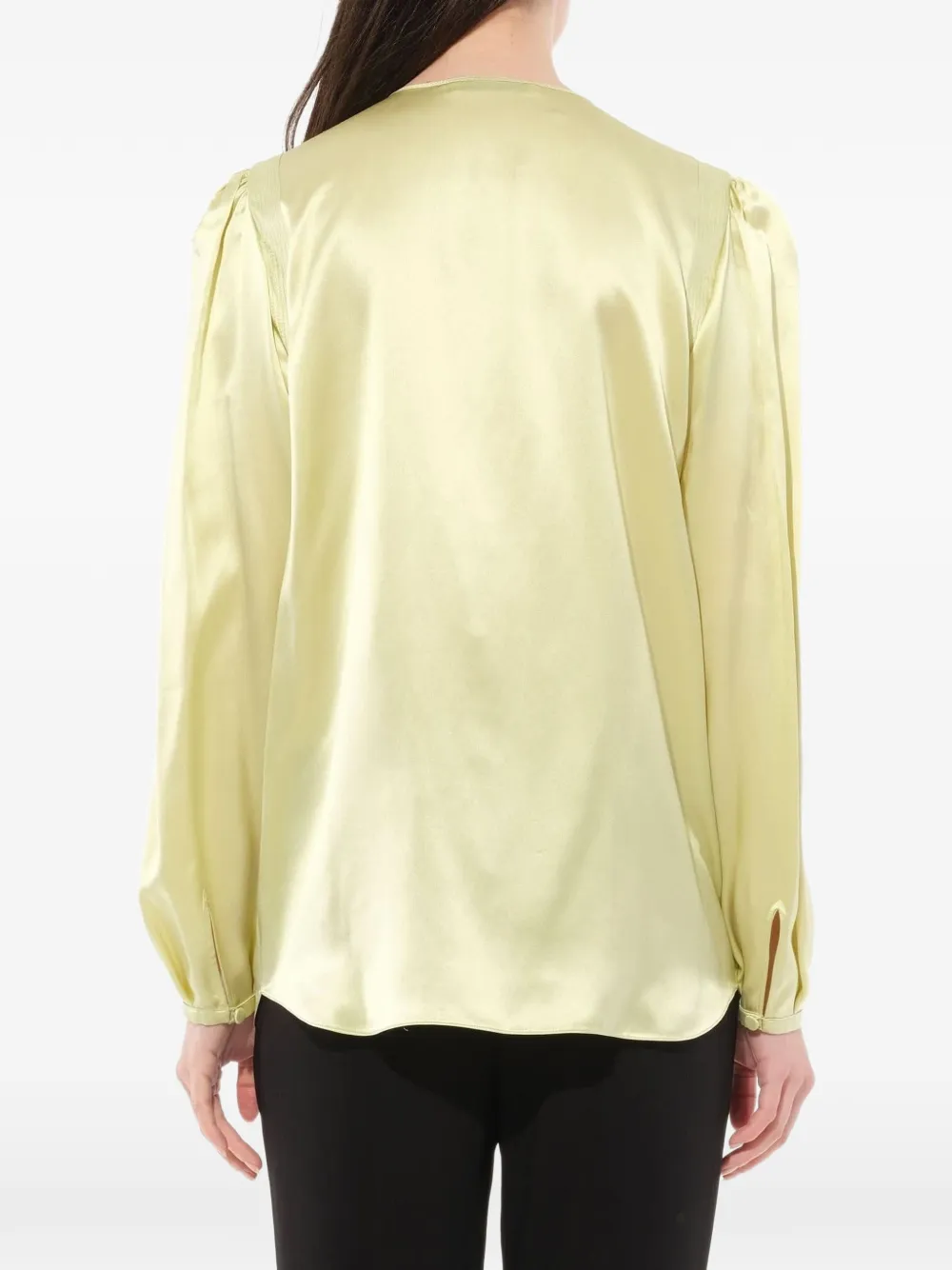Givenchy Podium blouse met lange mouwen Groen