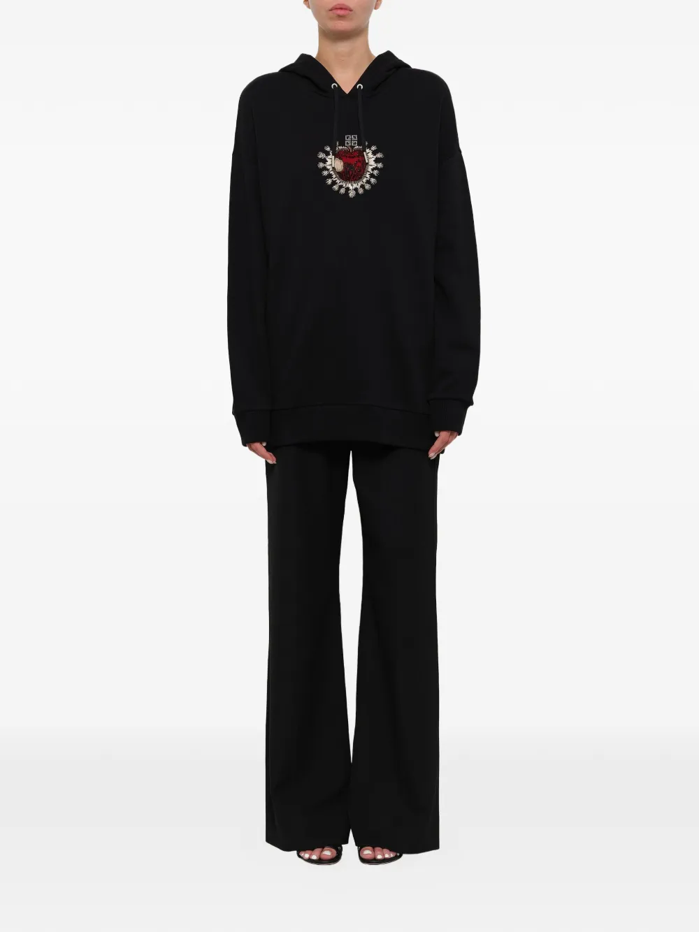  Givenchy Sudadera Sacred Apple Con Capucha - Negro 