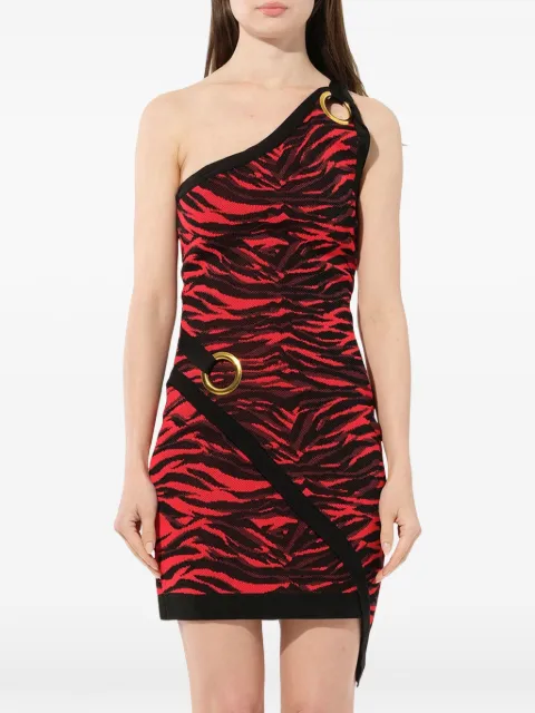 Balmain vestido con estampado de tigre