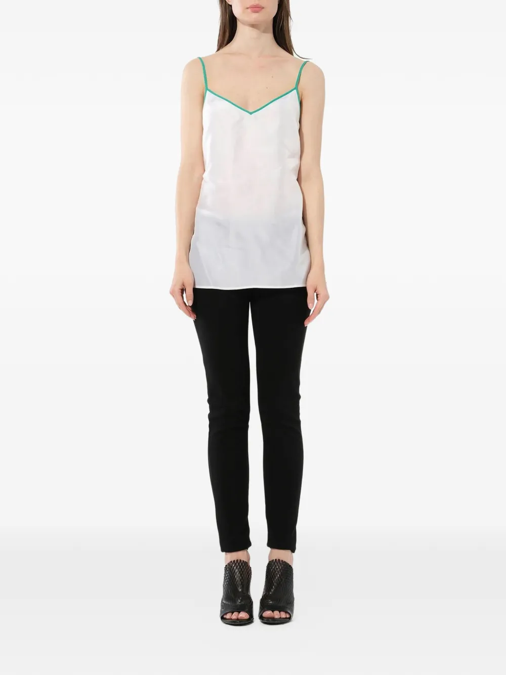 PUCCI Mouwloze top Wit