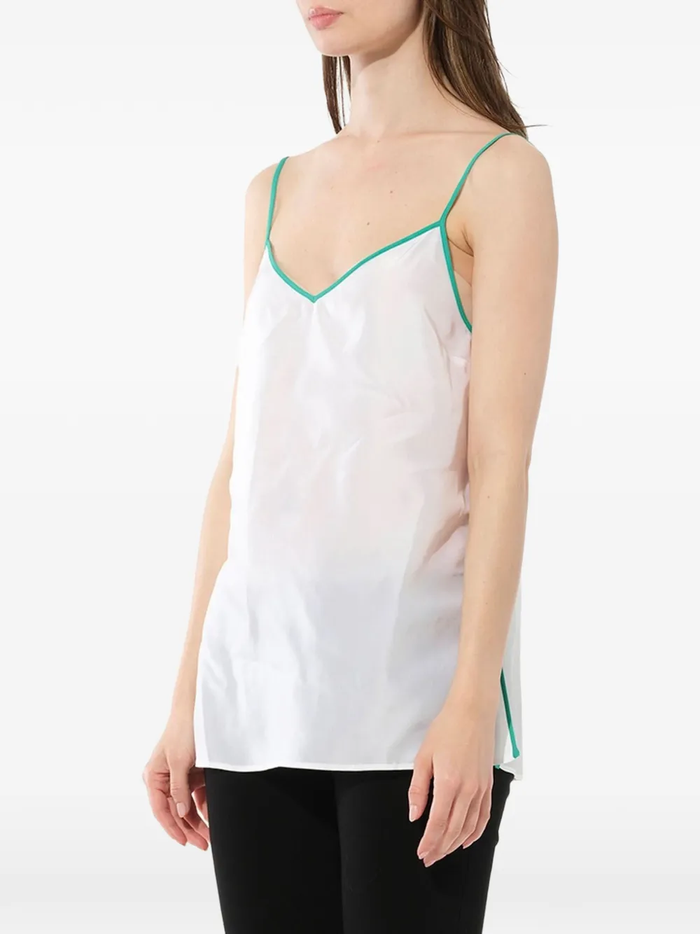 PUCCI Mouwloze top Wit