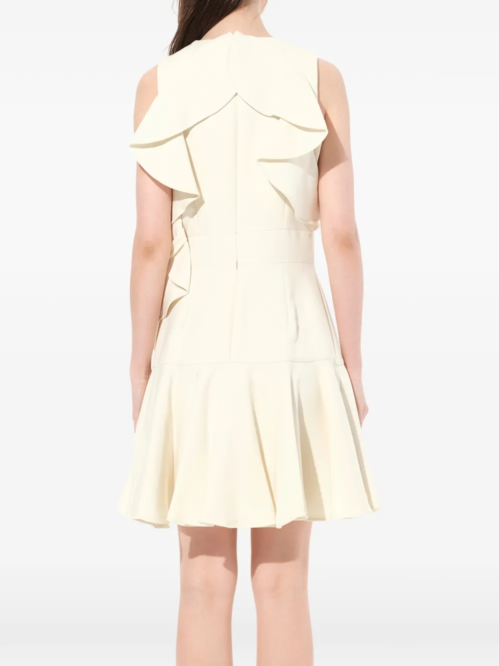 Alexander McQueen Mouwloze jurk Beige