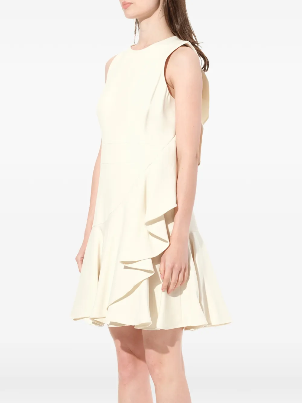Alexander McQueen Mouwloze jurk Beige