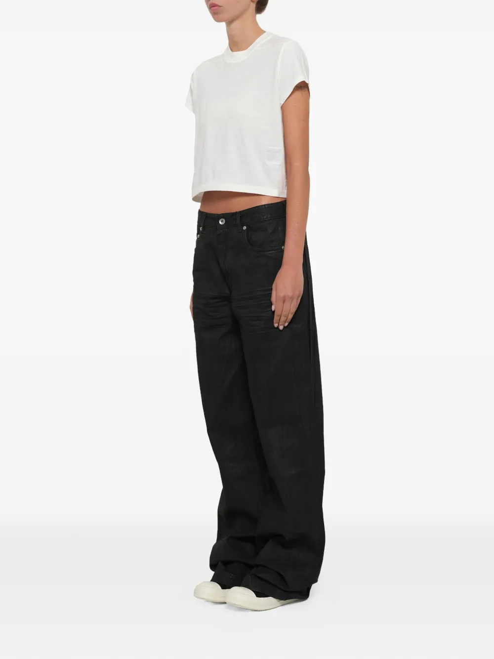 Rick Owens DRKSHDW Small Level T-shirt Wit