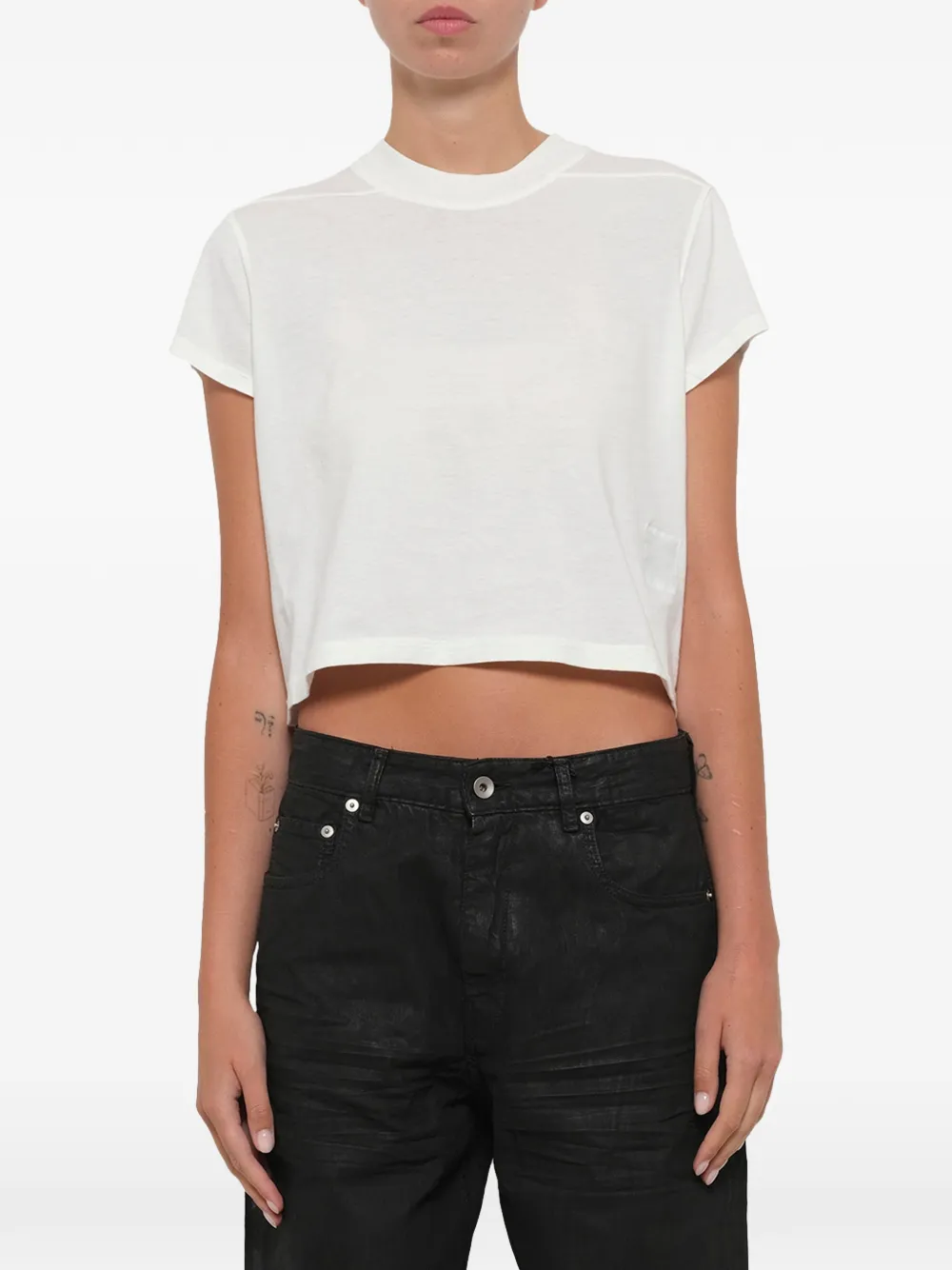 Rick Owens DRKSHDW Small Level T-shirt Wit