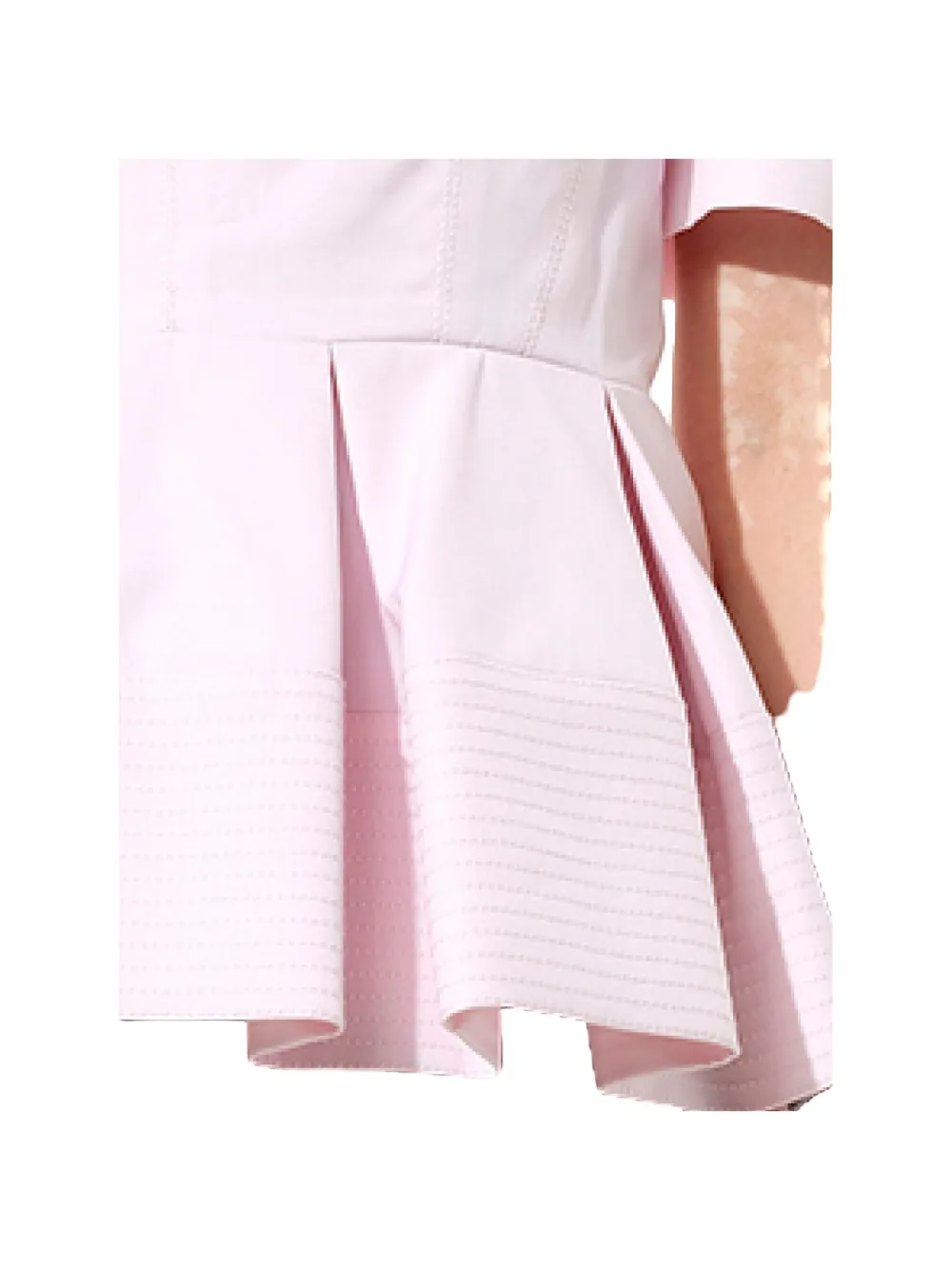 Balenciaga pleated peplum-hem blouse - Rosa