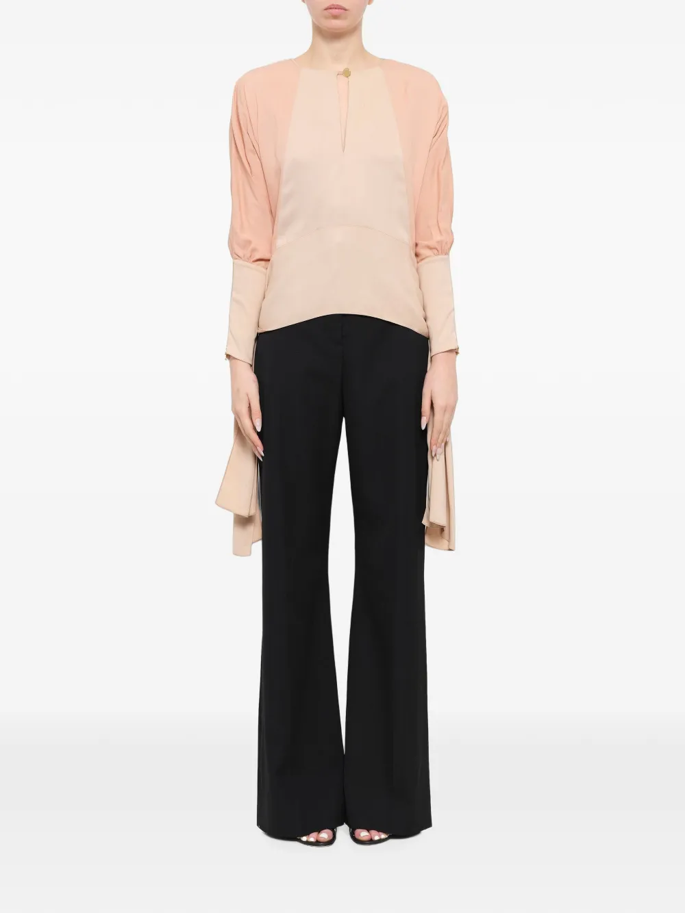 Lanvin Blouse met strikdetail Roze