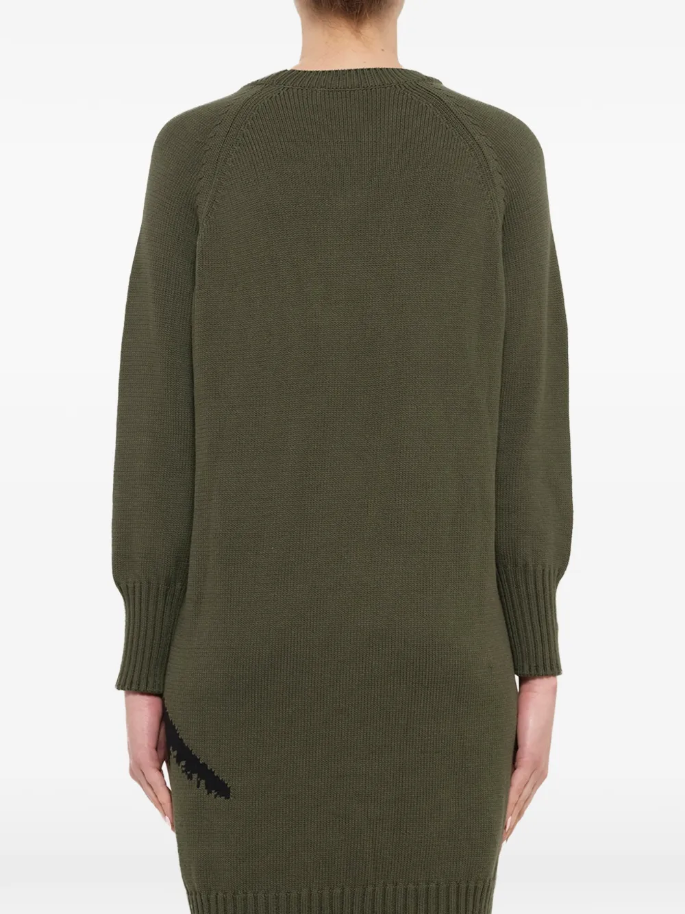 Kenzo Gebreide mini-jurk Groen
