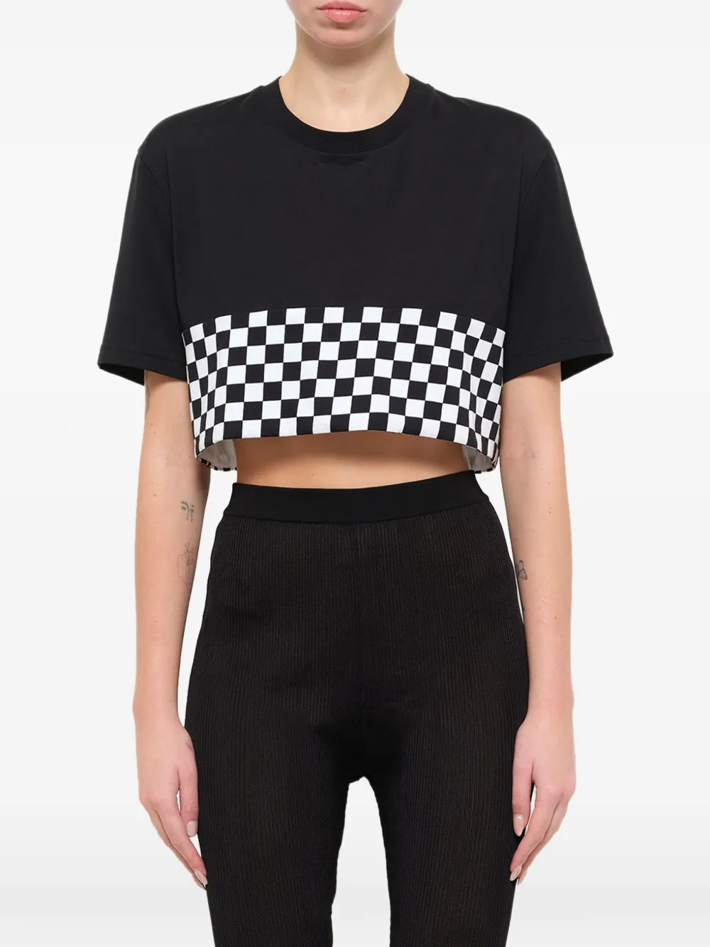Givenchy Podium Cb Crop T-Shirt - Black