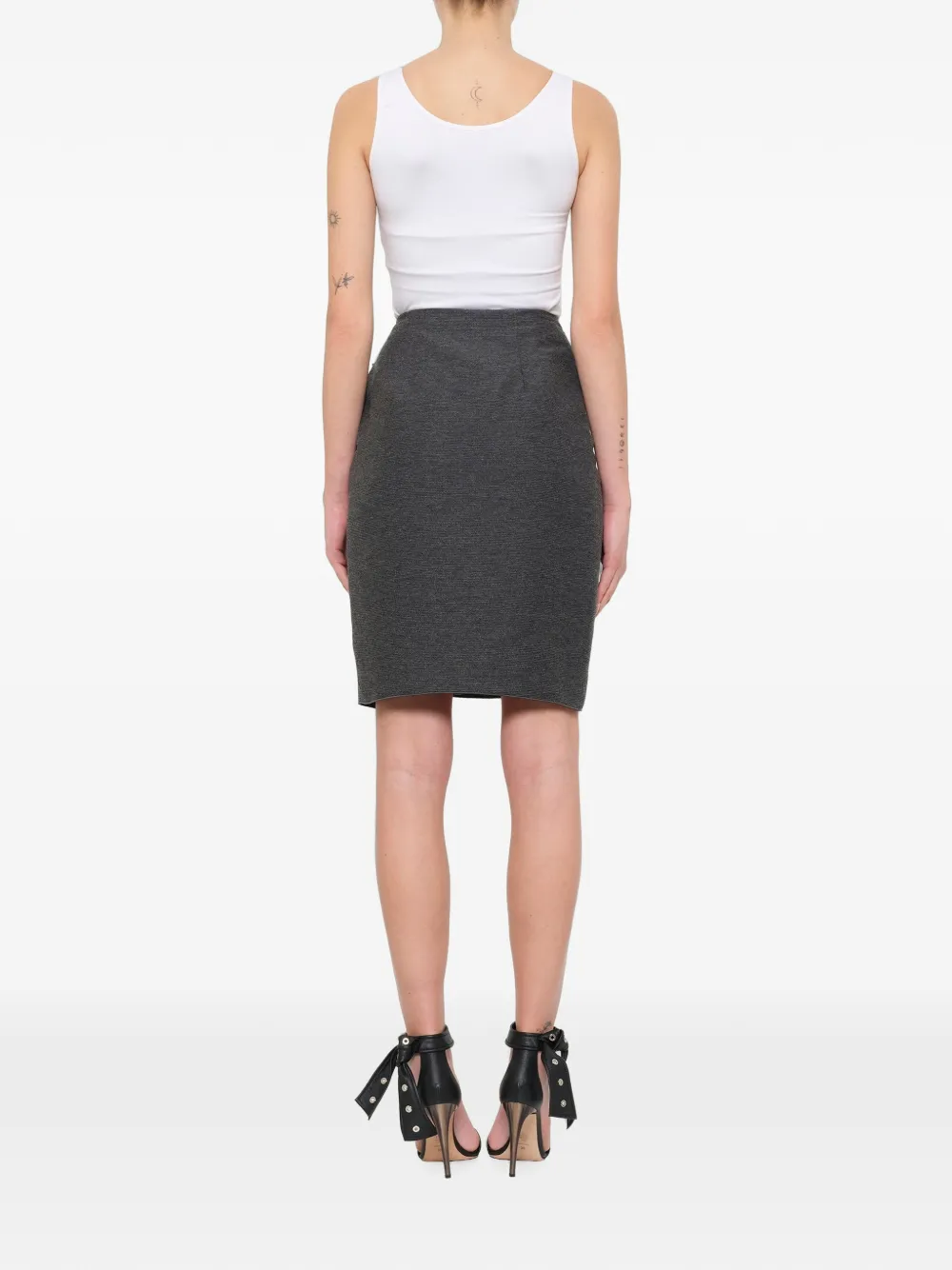 Lanvin Shirt met strikdetail Grijs