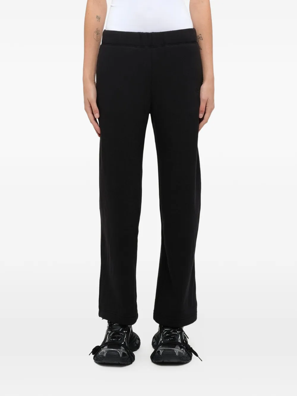 Fax Copy Express drawstring-waist track pants - Nero
