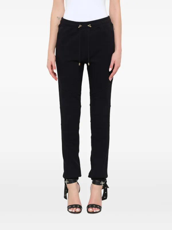 Balmain Piping Track Pants in Black
