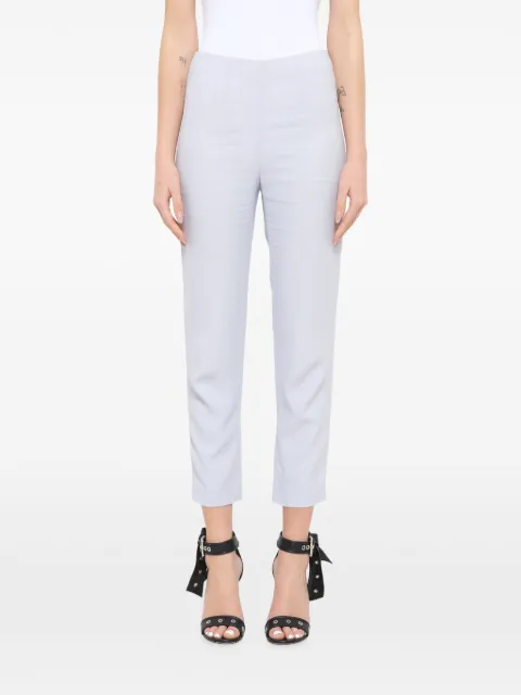 Alexander McQueen pantalones capri con cremallera