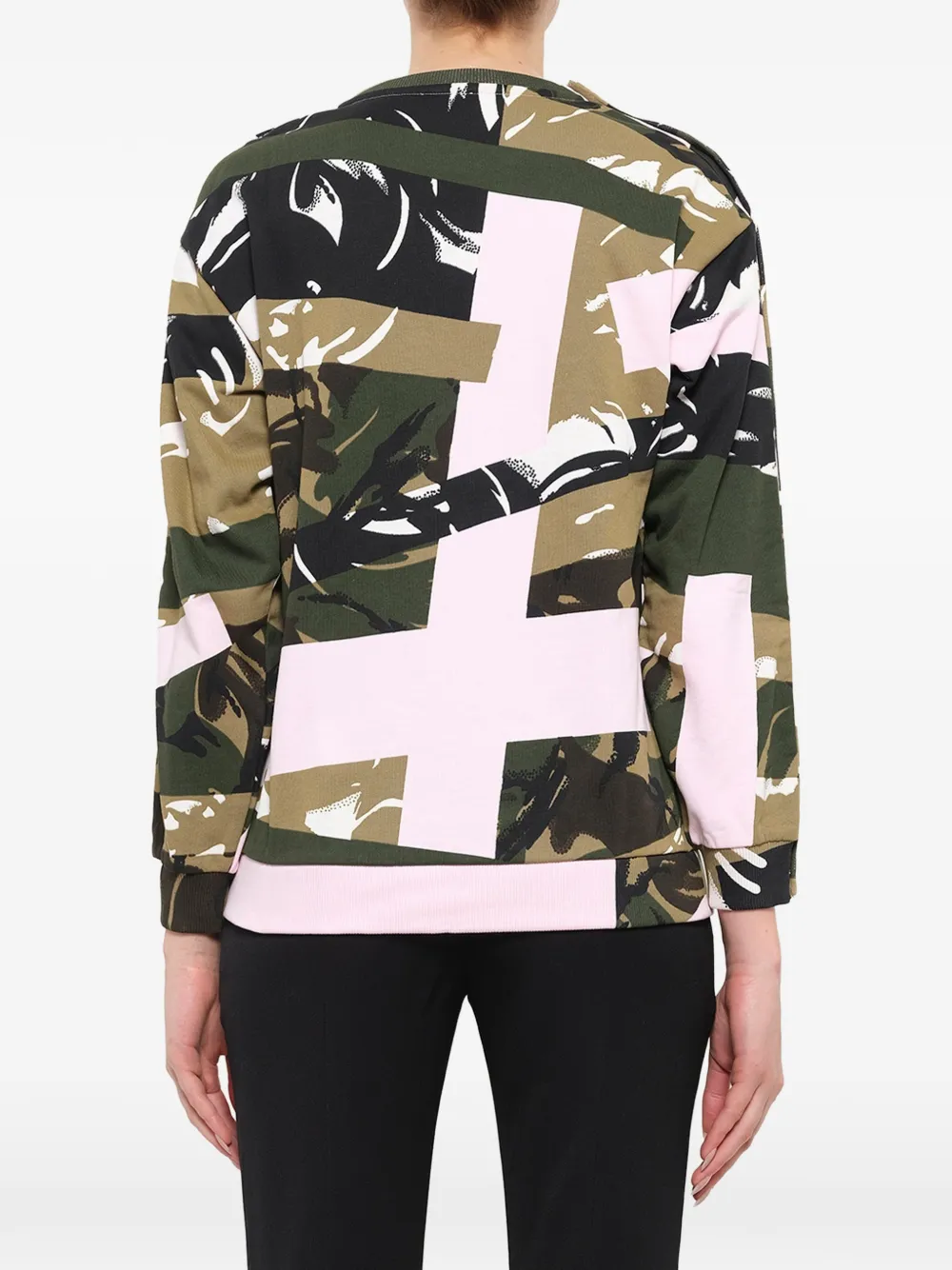 Kenzo Sweater met camouflage- en logo-print Groen