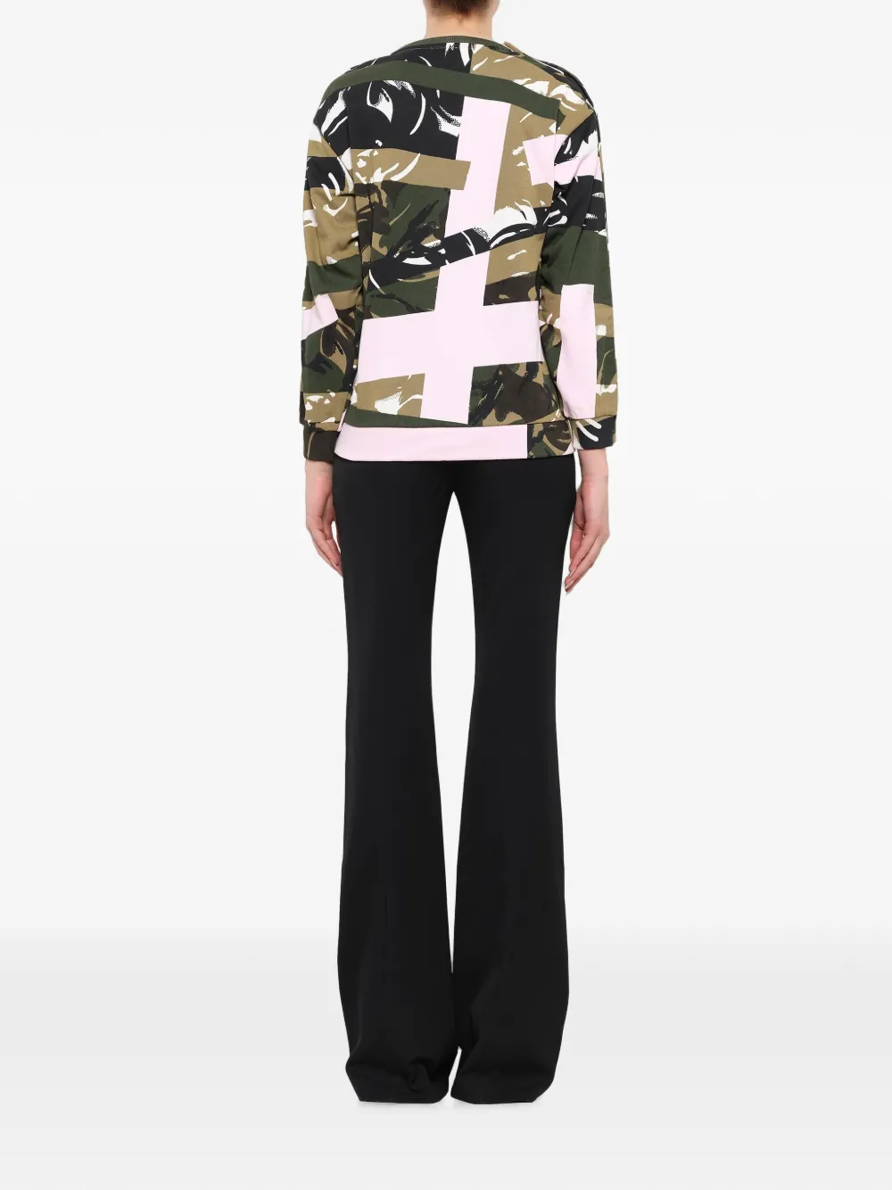 Kenzo Sweater met camouflage- en logo-print Groen