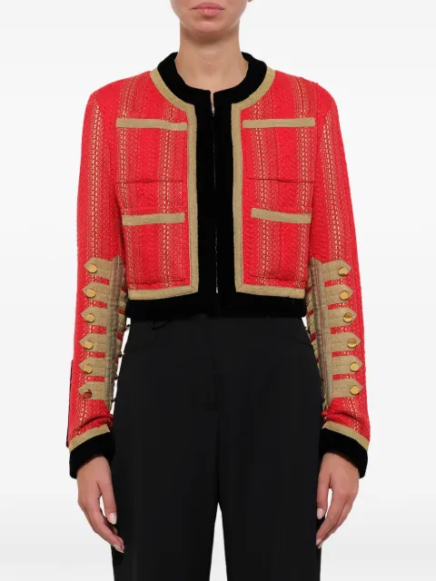 Givenchy cropped military-style jacket