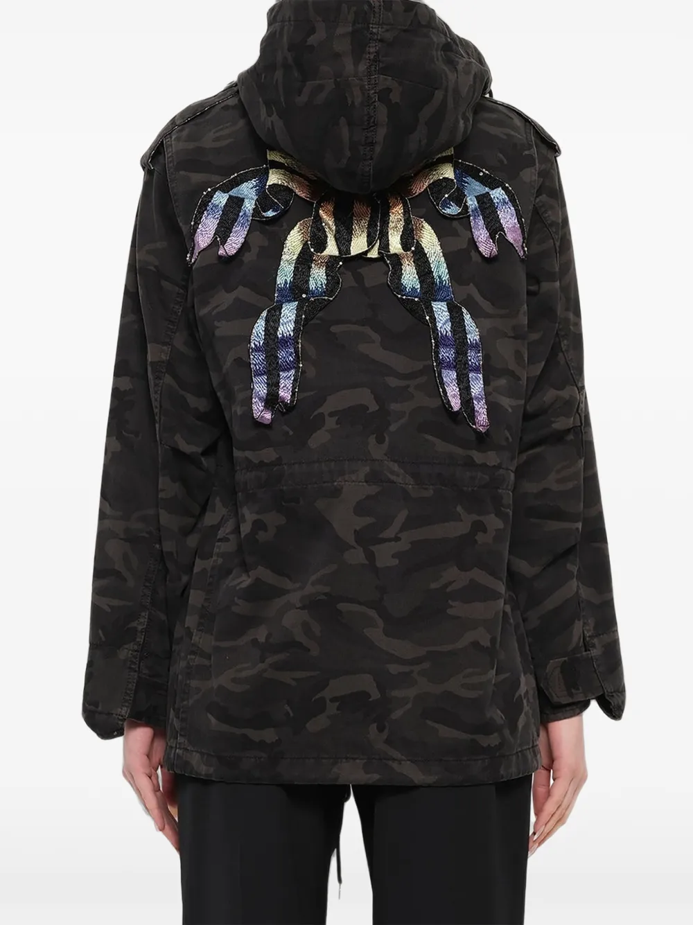 Marc Jacobs Legerjack met franje Zwart