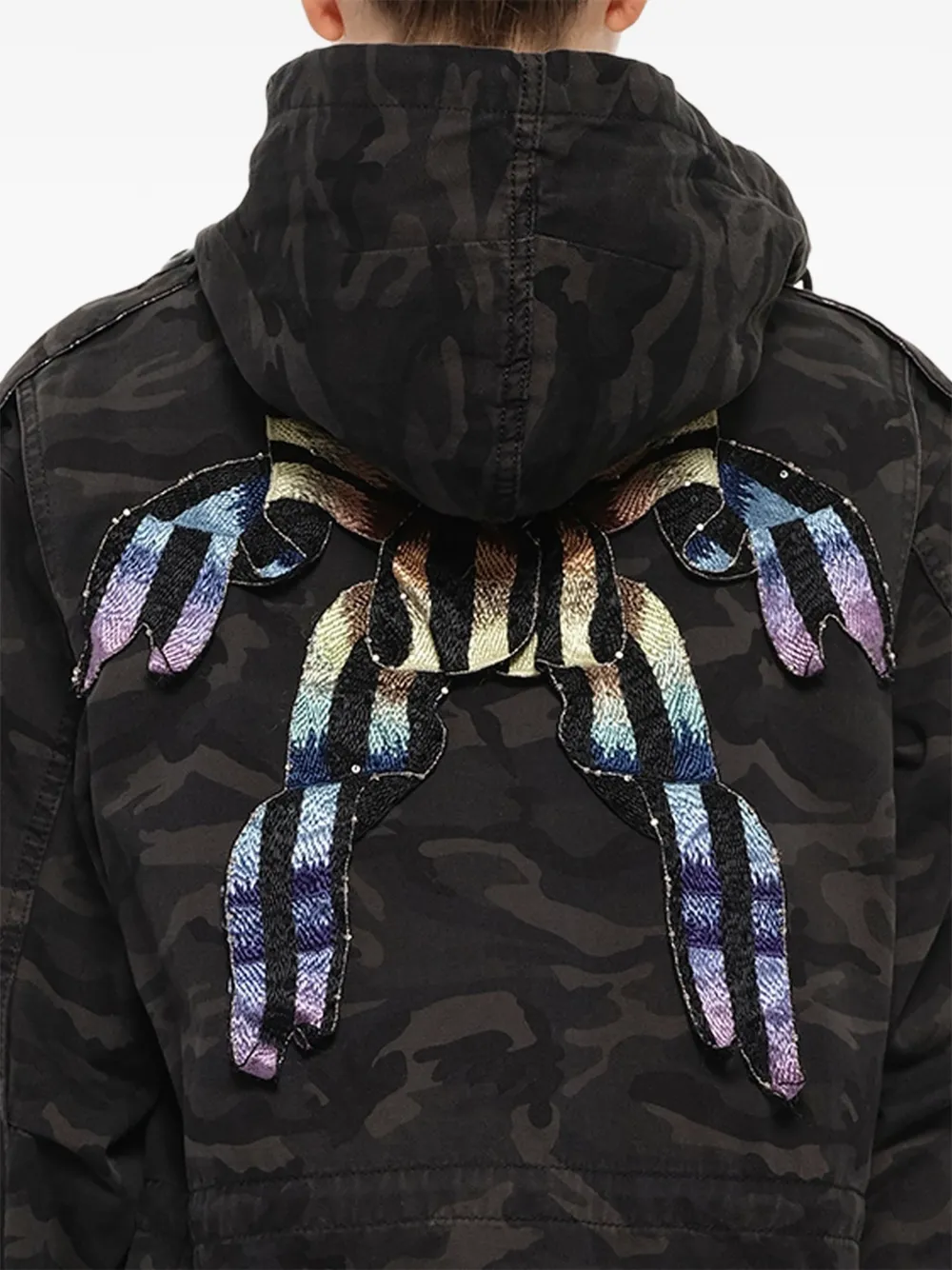 Marc Jacobs Legerjack met franje Zwart