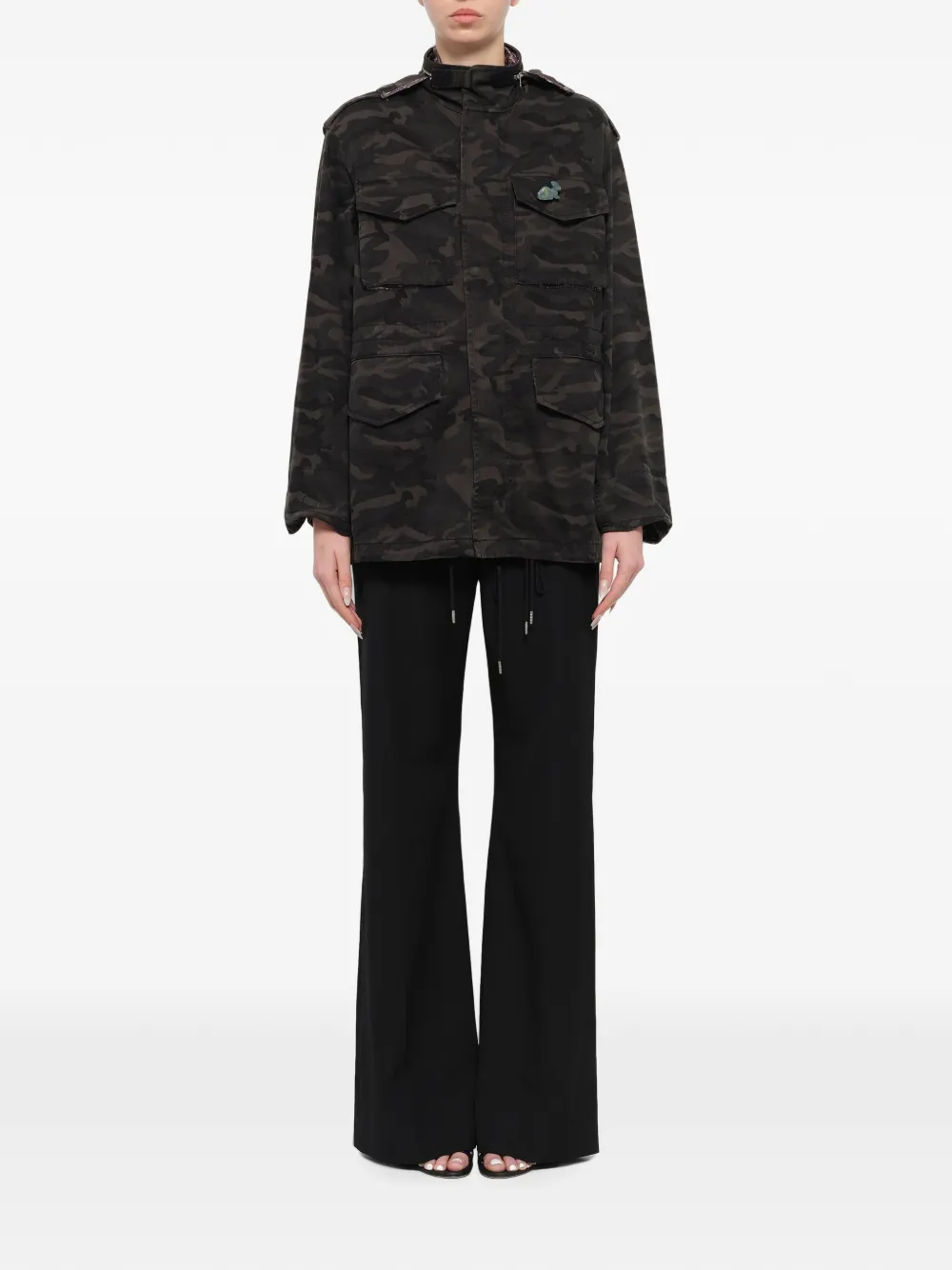 Marc Jacobs veste à motif camouflage - Noir Marc Jacobs veste à motif camouflage - Noir