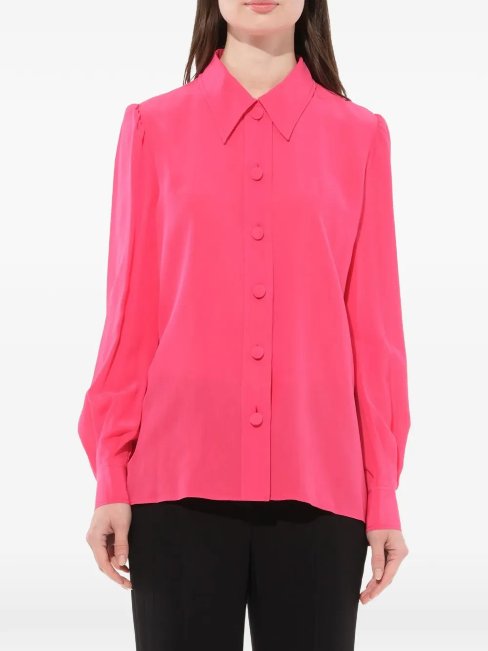 Givenchy button-front collared shirt - Rosa